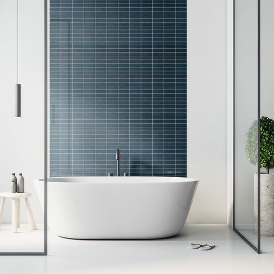 selbstklebende Wandfliese Premium Stacked Tiles deep blue small image number null
